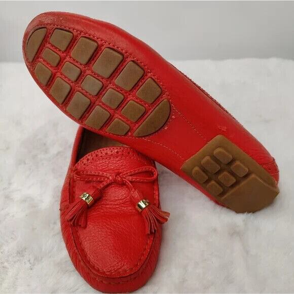 Lauren Ralph Lauren Orange Loafers Sz US 5 - Picture 7 of 10